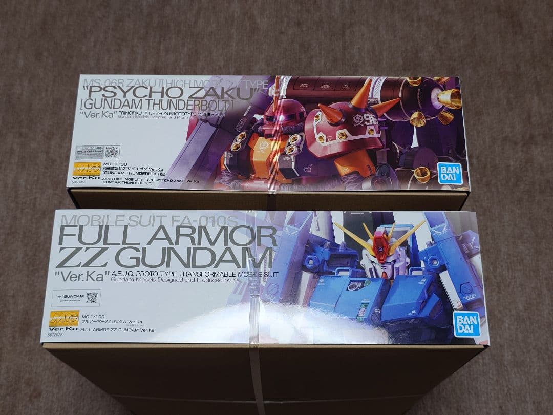 MG フルアーマーZZガンダム Ver.Ka MGサイコ・ザク” Ver.Ka