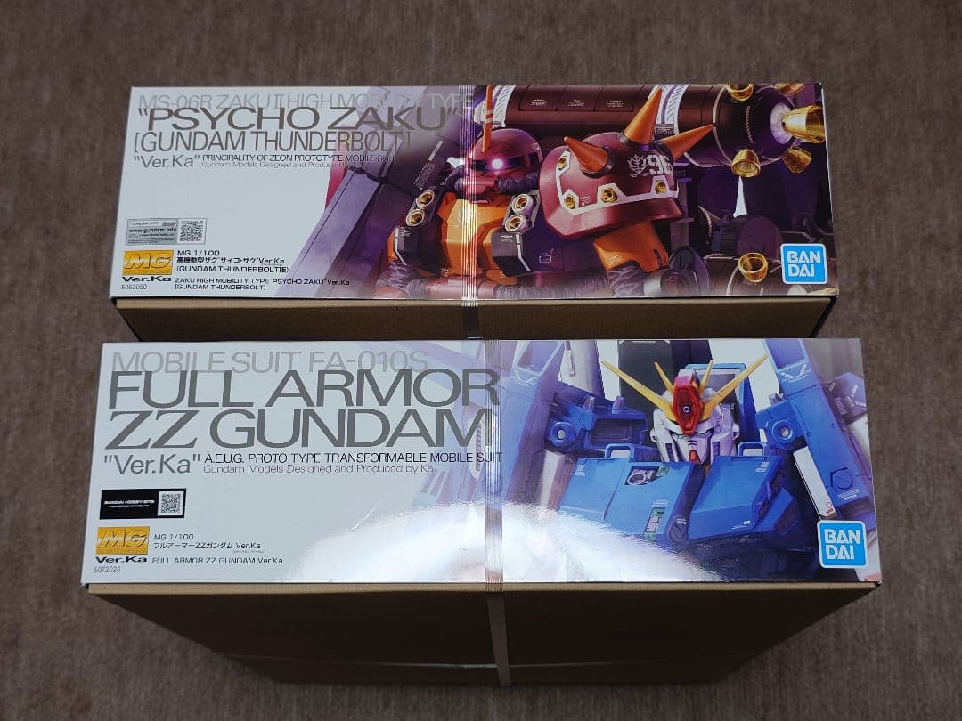 MG フルアーマーZZガンダム Ver.Ka MGサイコ・ザク” Ver.Ka