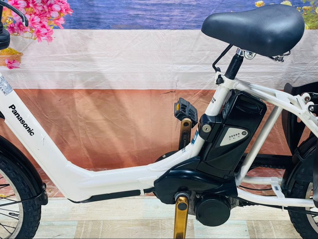 ギュットアニーズ⭐️13AH！パナソニック子供乗せ 電動アシスト自転車Y3580