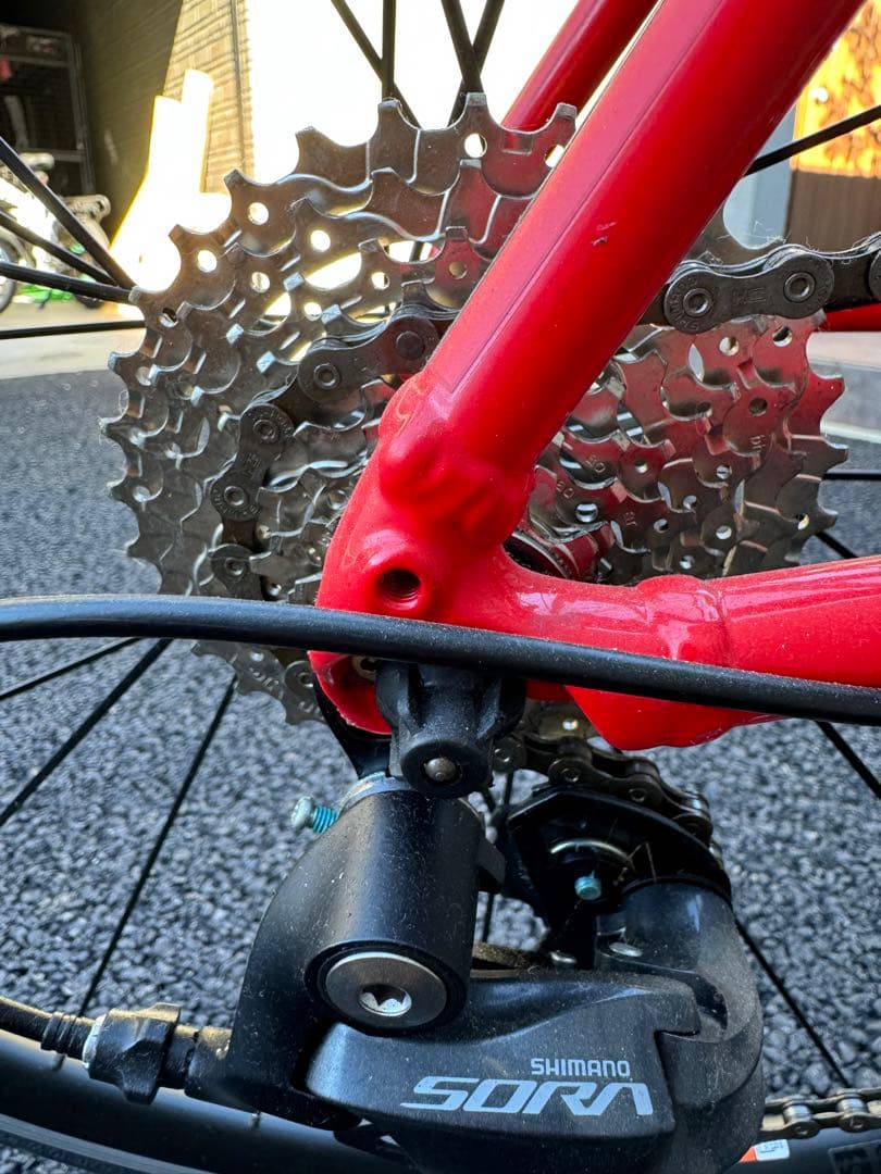 Trek 赤 自転車 本体