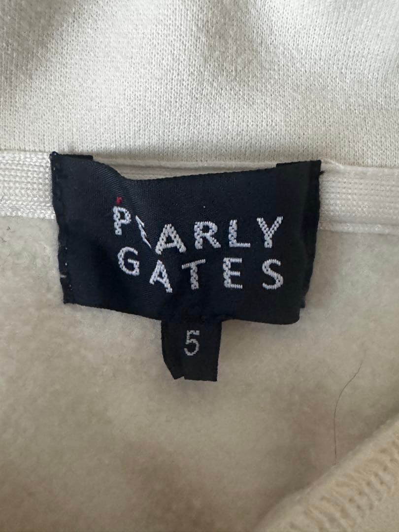 PEARLY GATES パーリーゲイツ 裏フリース スウェットパーカー