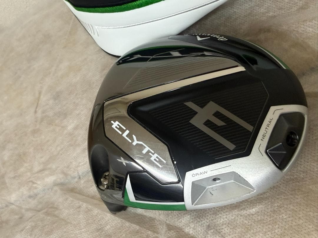 レフティ 美品 キャロウェイ ELYTE X ドライバー ヘッド 9　１０Kも可