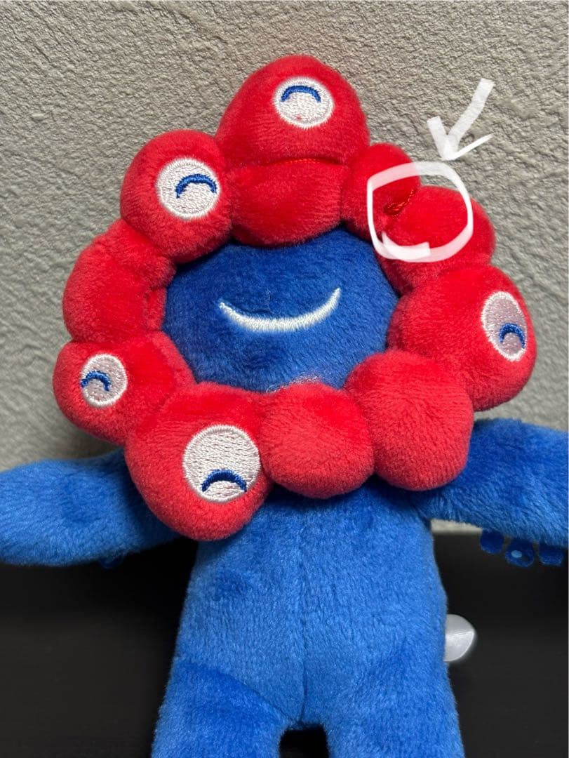 美品 ミャクミャク ペア マグネット マスコット キーホルダー