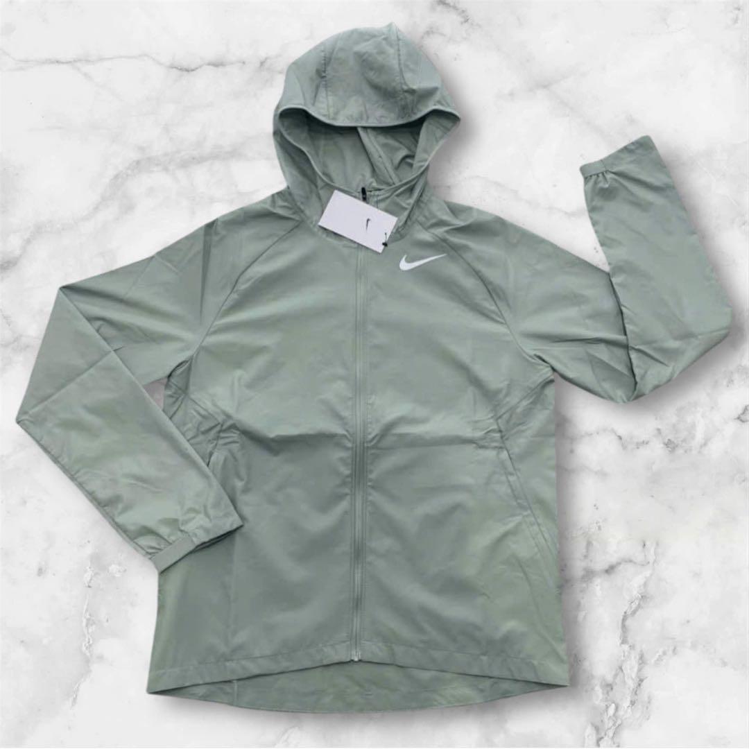 [新品] NIKE ナイキ　ランニングジャケット　パーカー　M ミントグリーン