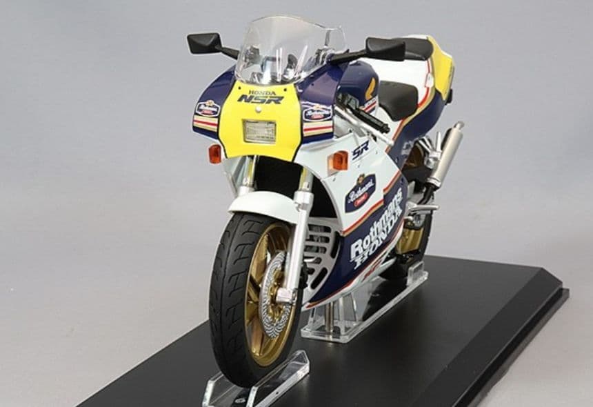 アオシマ スカイネット 1/12 Honda NSR250R SP ロスマンズ