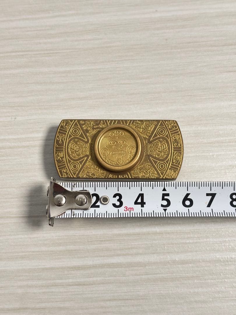 ハンドスピナー 真鍮 手持ち無沙汰解消 フィジェットトイ Fidget toy
