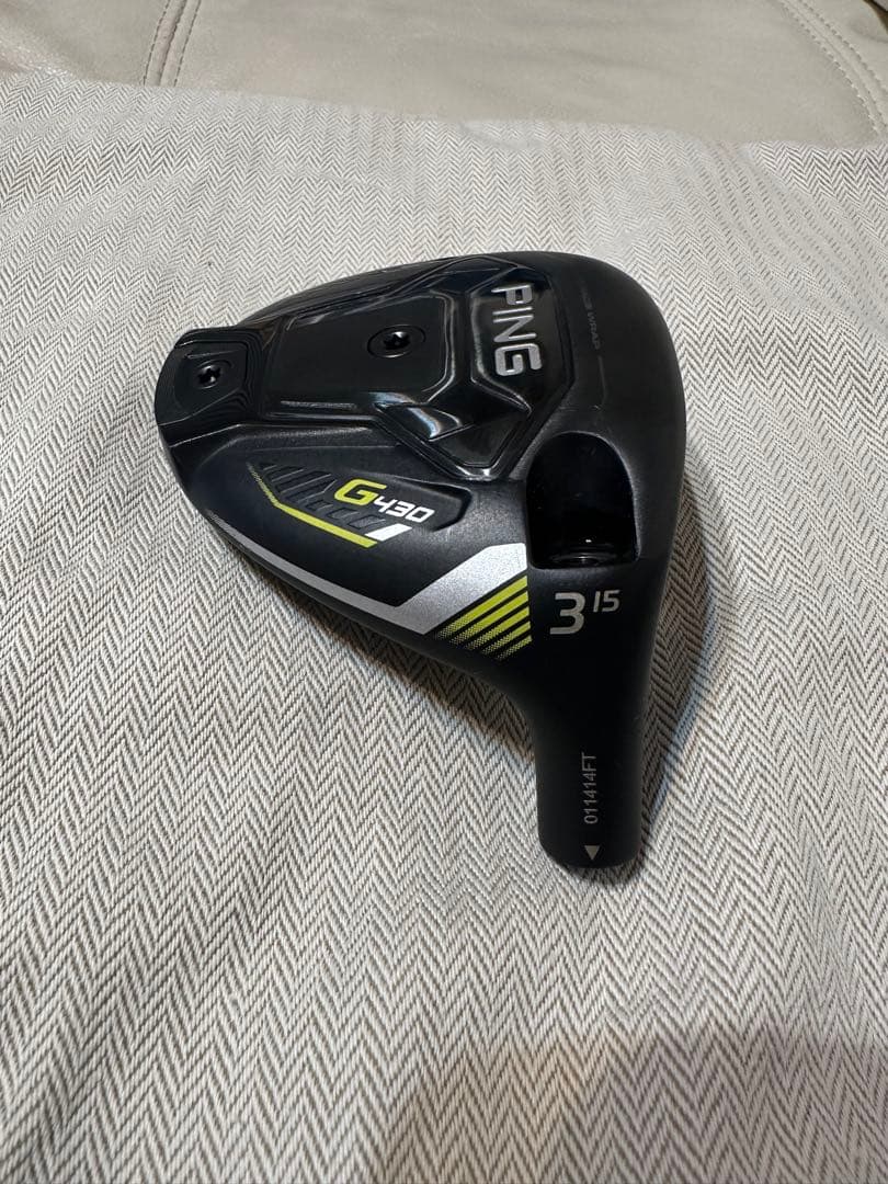 【美品】PING G430 LST 3W 15度　ヘッドのみ　ヘッドカバーなし