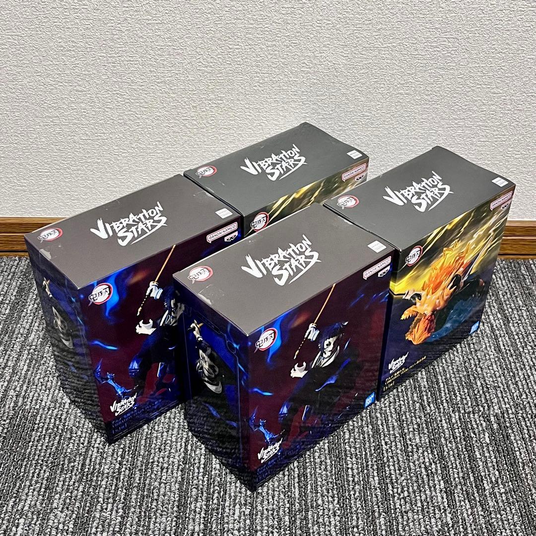 【4個セット】鬼滅の刃 VIBRATION STARS 善逸 獪岳 フィギュア