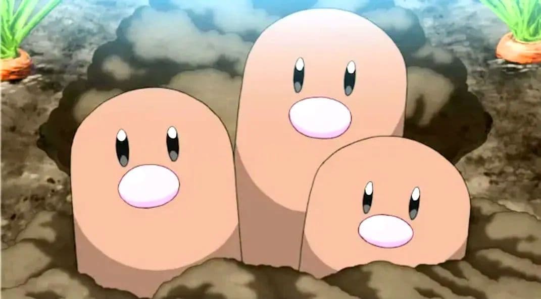 ■ポケットモンスター：モンスターコレクション▩ディグダ・ダグトリオ◇初期★レア
