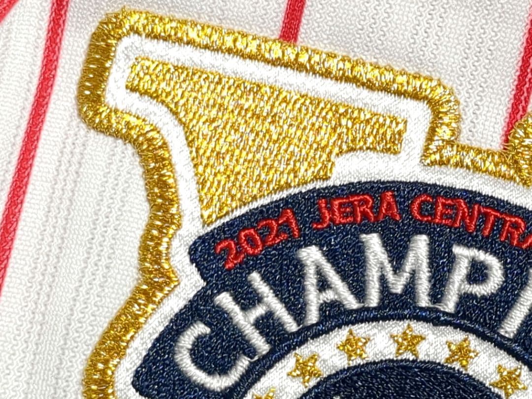 【新品 未使用】限定品 ヤクルトスワローズ 原 樹理 2021年優勝ユニフォーム