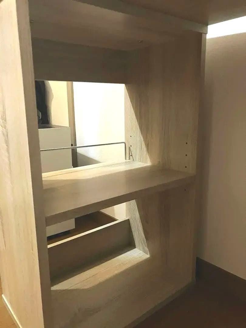 ⭐︎ゆめ出品⭐︎北欧風　シンプルデスク　幅100cm 深型収納　本棚