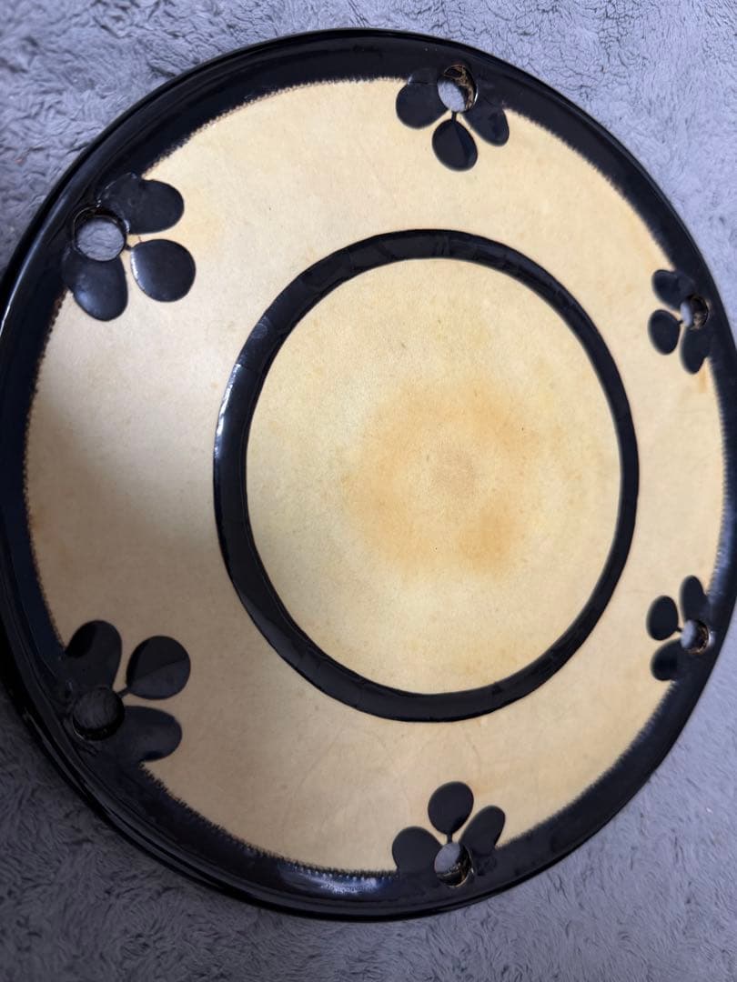 ２　和楽器　小鼓　革　１枚　鼓　中古