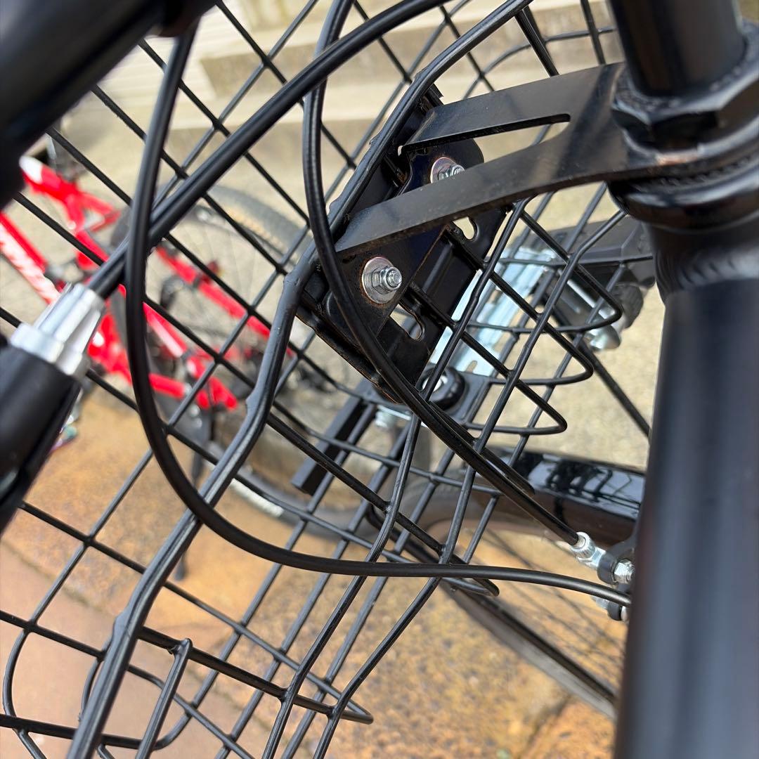 【長岡】BRIDGESTONE クロスバイク アルミブラック 700C