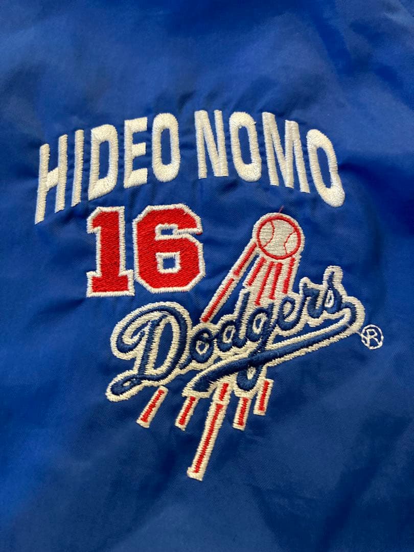 希少！レア！ドジャース♪コーチジャケット♪野茂英雄♪USA♪90s♪M