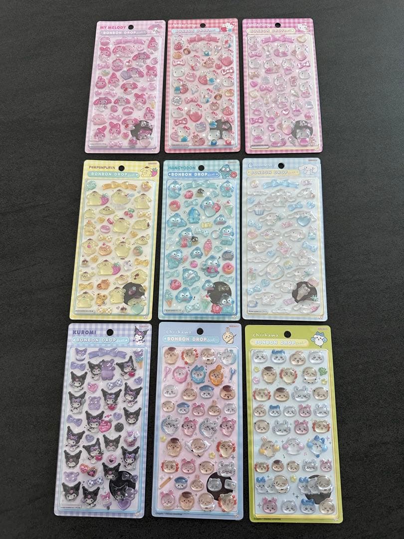 正規品　ボンボンドロップシール、うるちゅるなど37枚セット　まとめ売り