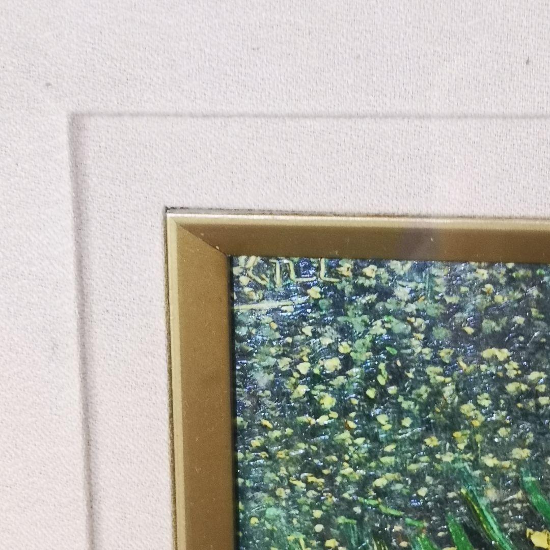 ゴッホ【銅の花瓶のアミガサユリ】 フランス ドラジェル社 模写 油彩画 油絵