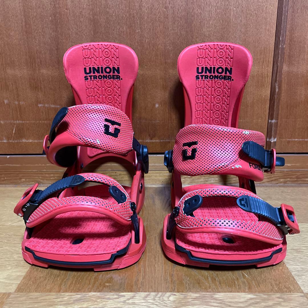 union ユニオン　FORCE TEAM ビンディング　フォース　チーム　赤