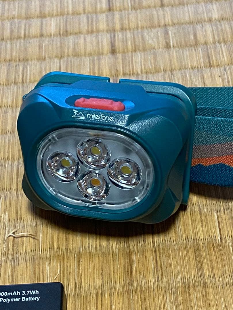 マイルストーン MS-K1 ヘッドランプ 専用充電池付き
