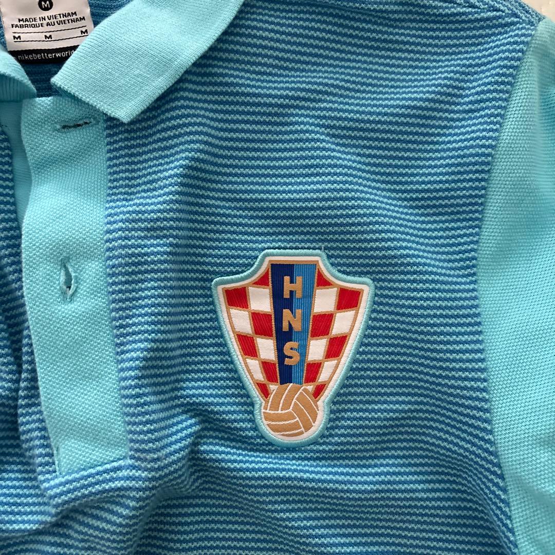 Nike クロアチア代表ポロシャツ M 水色