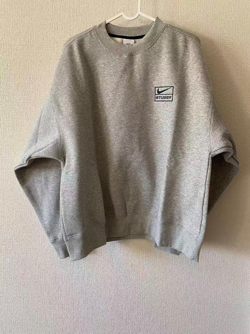STUSSY ナイキ コラボ スウェット グレー