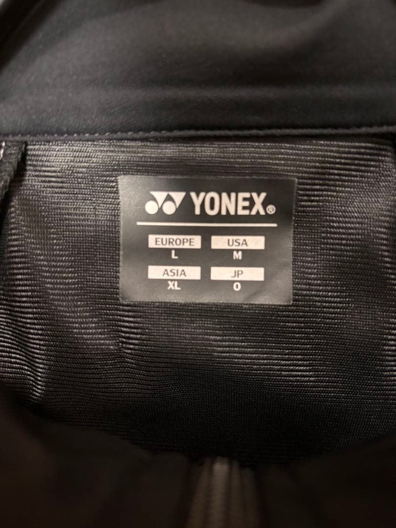 YONEX メンズウォームアップシャツ 50148 ブラック