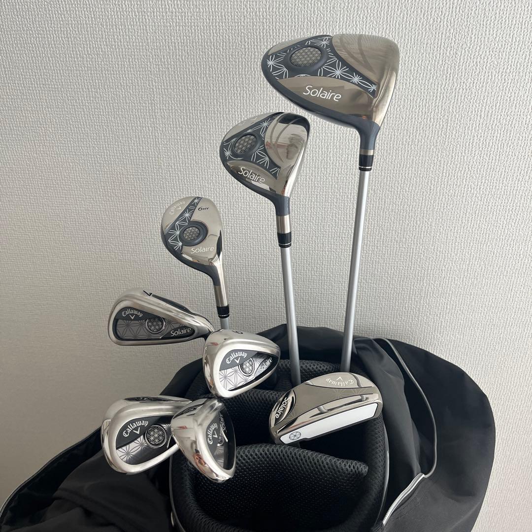 【美品】Callaway Solaire ブラックゴルフバッグ