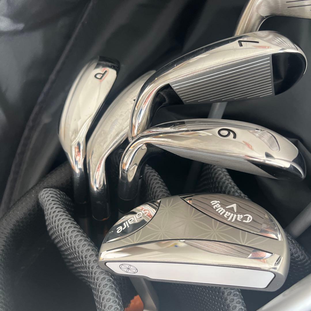 【美品】Callaway Solaire ブラックゴルフバッグ