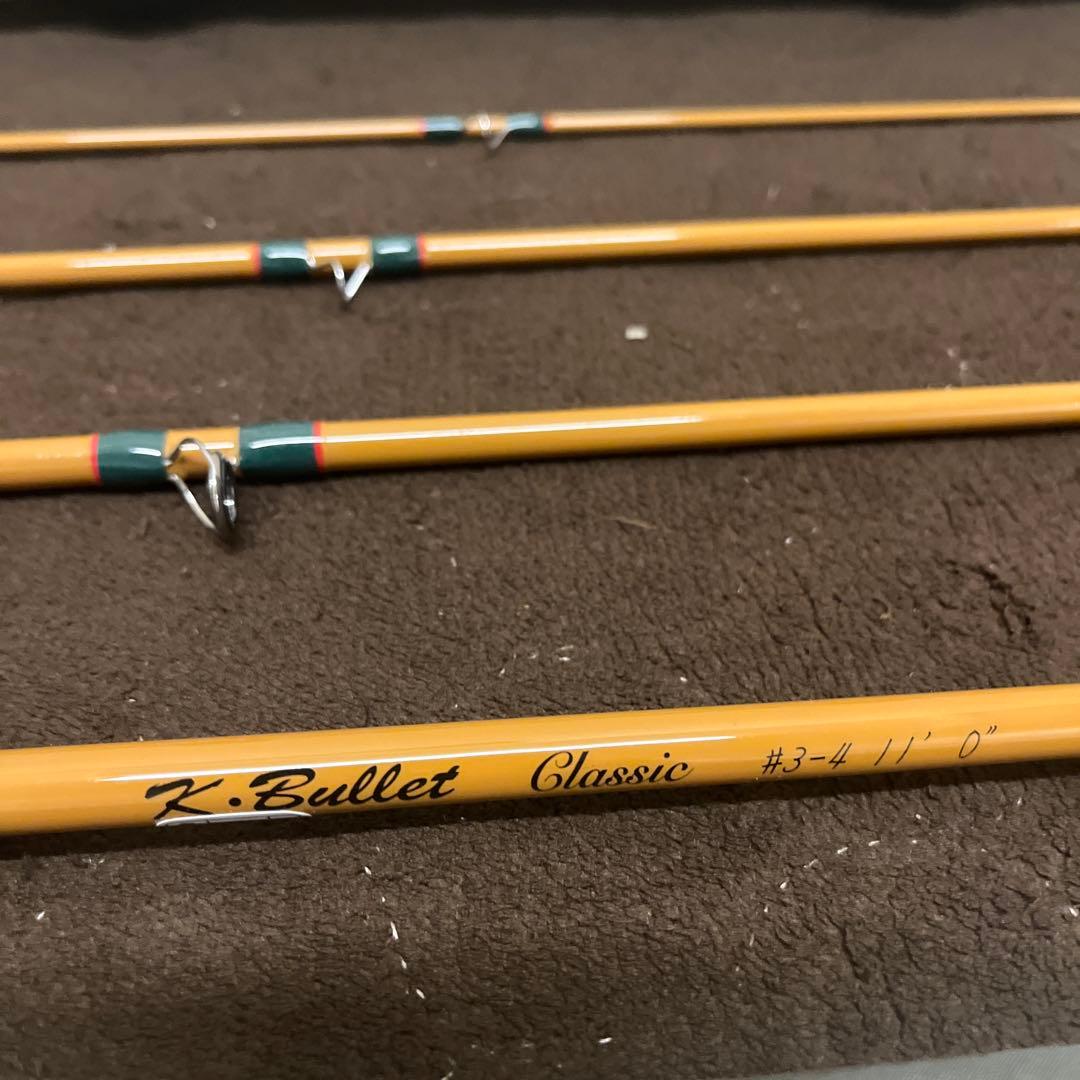 K.Bullet Classic #3-4 11' 0\" フライロッド