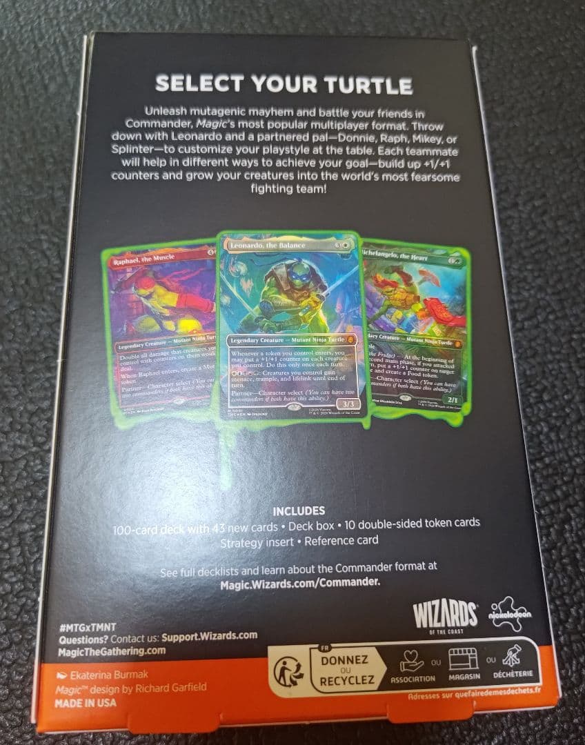 マジックザギャザリング 統率者デッキ「ミュータント タートルズ」英語版