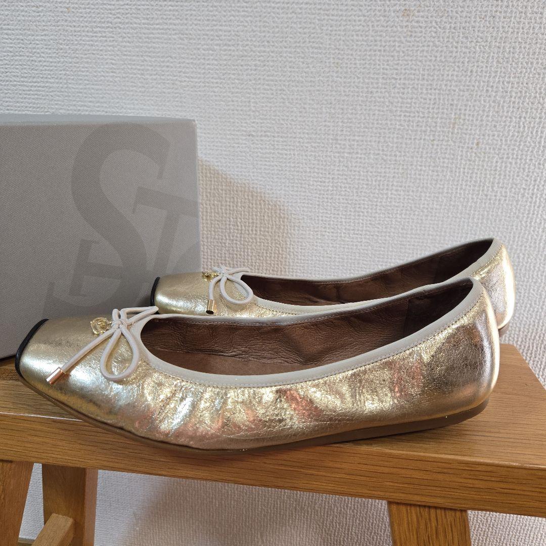 【未使用】STACCATO　スタッカート ゴールド バレエシューズ　バレエコア