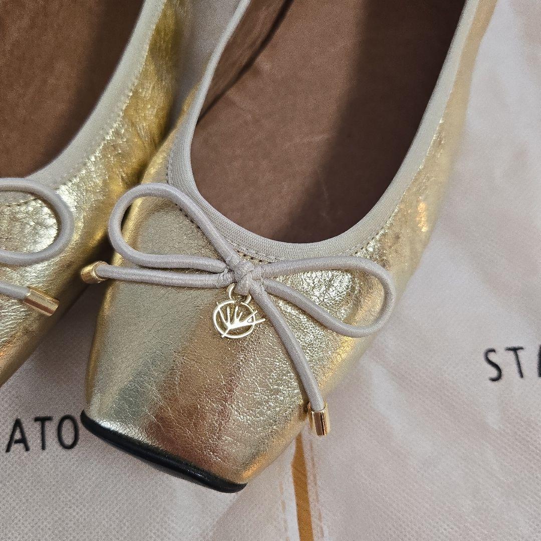 【未使用】STACCATO　スタッカート ゴールド バレエシューズ　バレエコア