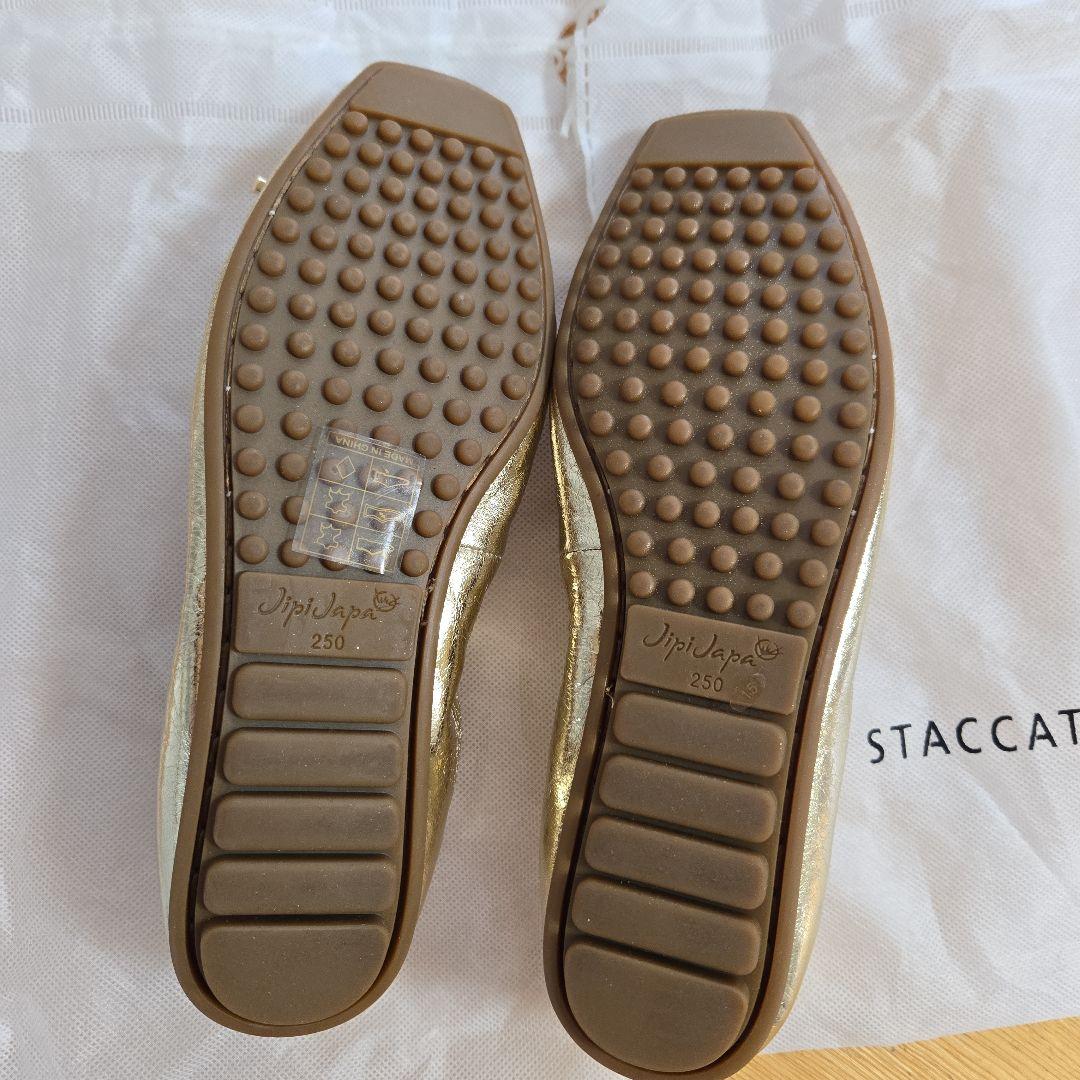 【未使用】STACCATO　スタッカート ゴールド バレエシューズ　バレエコア