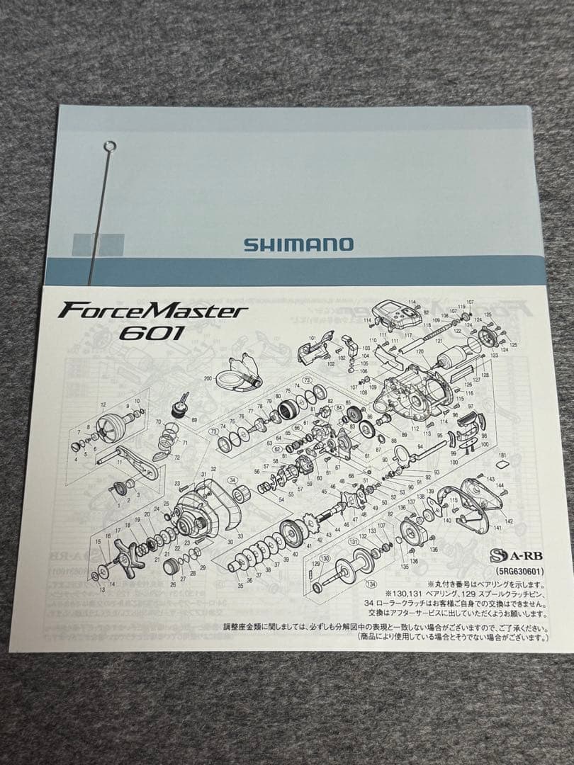 新品未使用20フォースマスター601dh(左巻き)