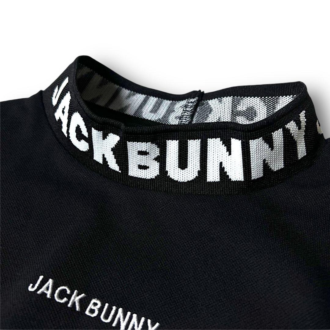 新品 ジャックバニー ベアカノコ モックネックシャツ サイズ6 ブラック