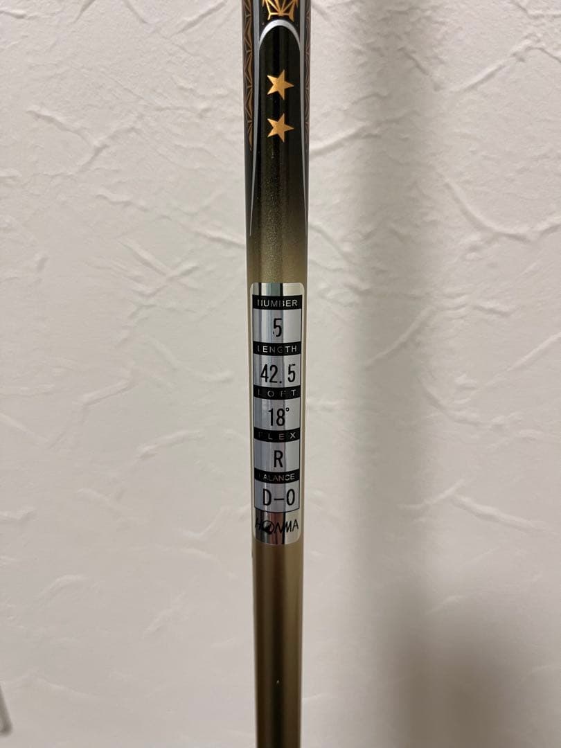本間 BERES(2019)ARMRQ 5W 42.5インチ 18度 R