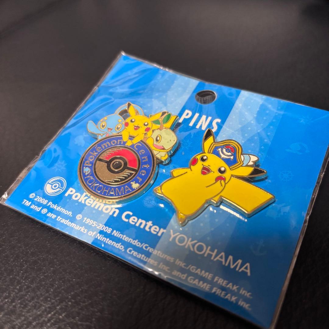 ポケモンセンター ヨコハマ 限定 ロゴピンズ　2008 ピンバッジ　横浜