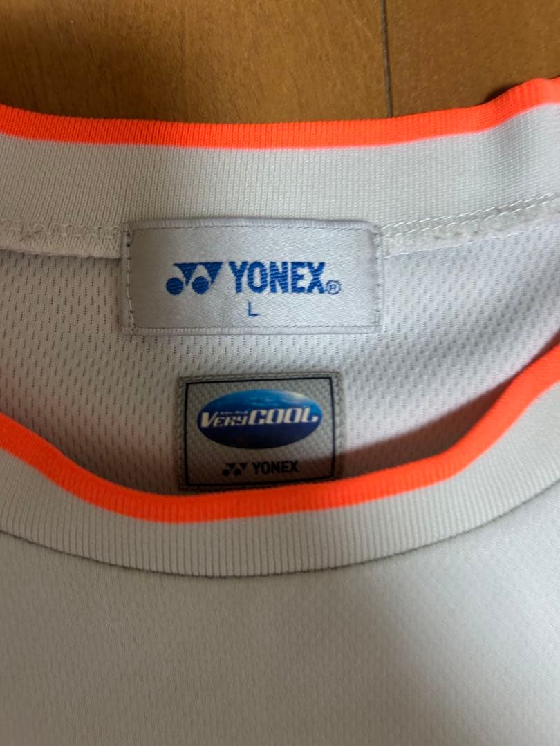 【Lサイズ】YONEX ゲームシャツ　ホワイト系
