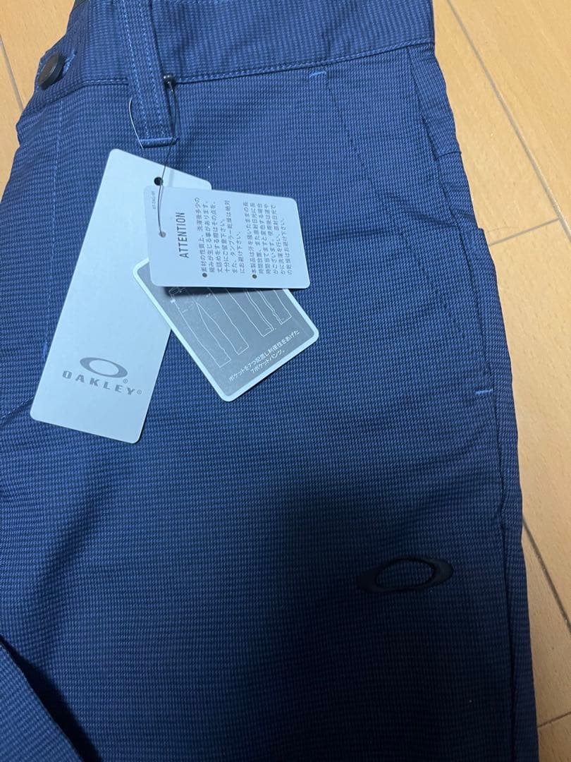 新品　オークリー 千鳥格子 ストレートパンツ 長ズボン ボトムス メンズ ゴルフ