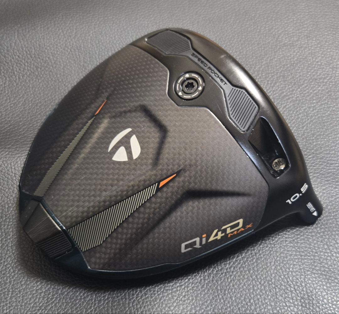 ​テーラーメイド Qi4D MAX 10.5° ヘッド単品／保証書・カバー付