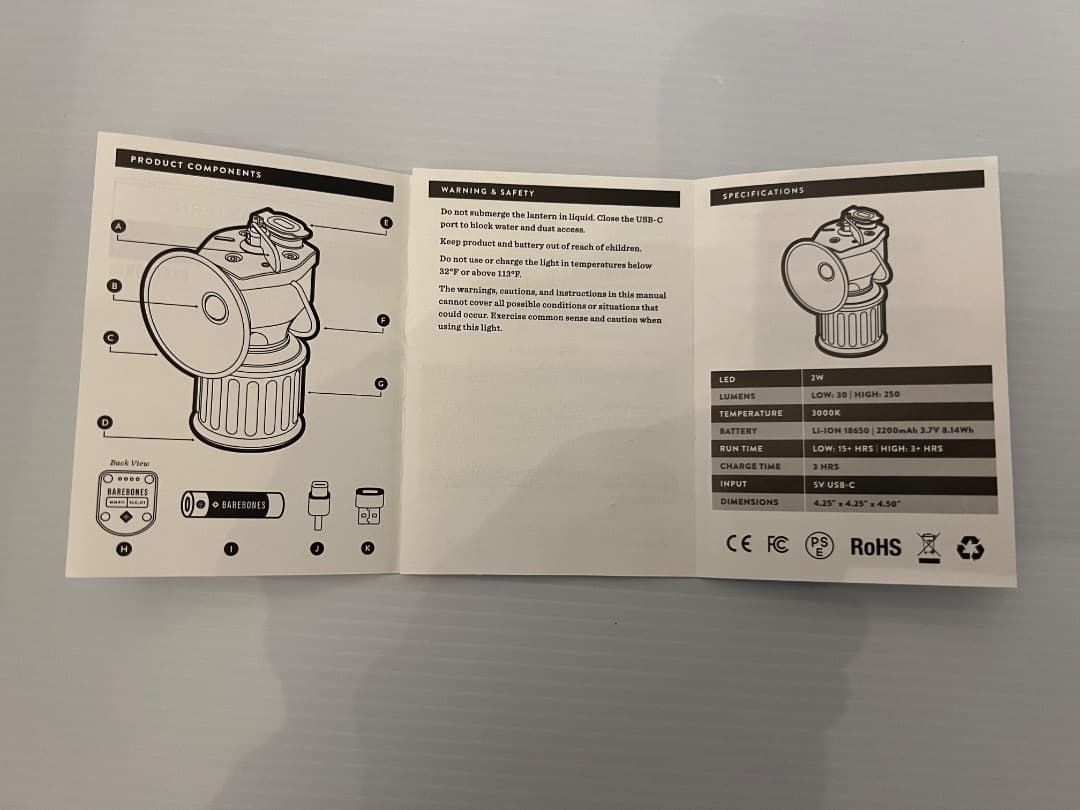BAREBONES MINERS LANTERN ベアボーンズランタン