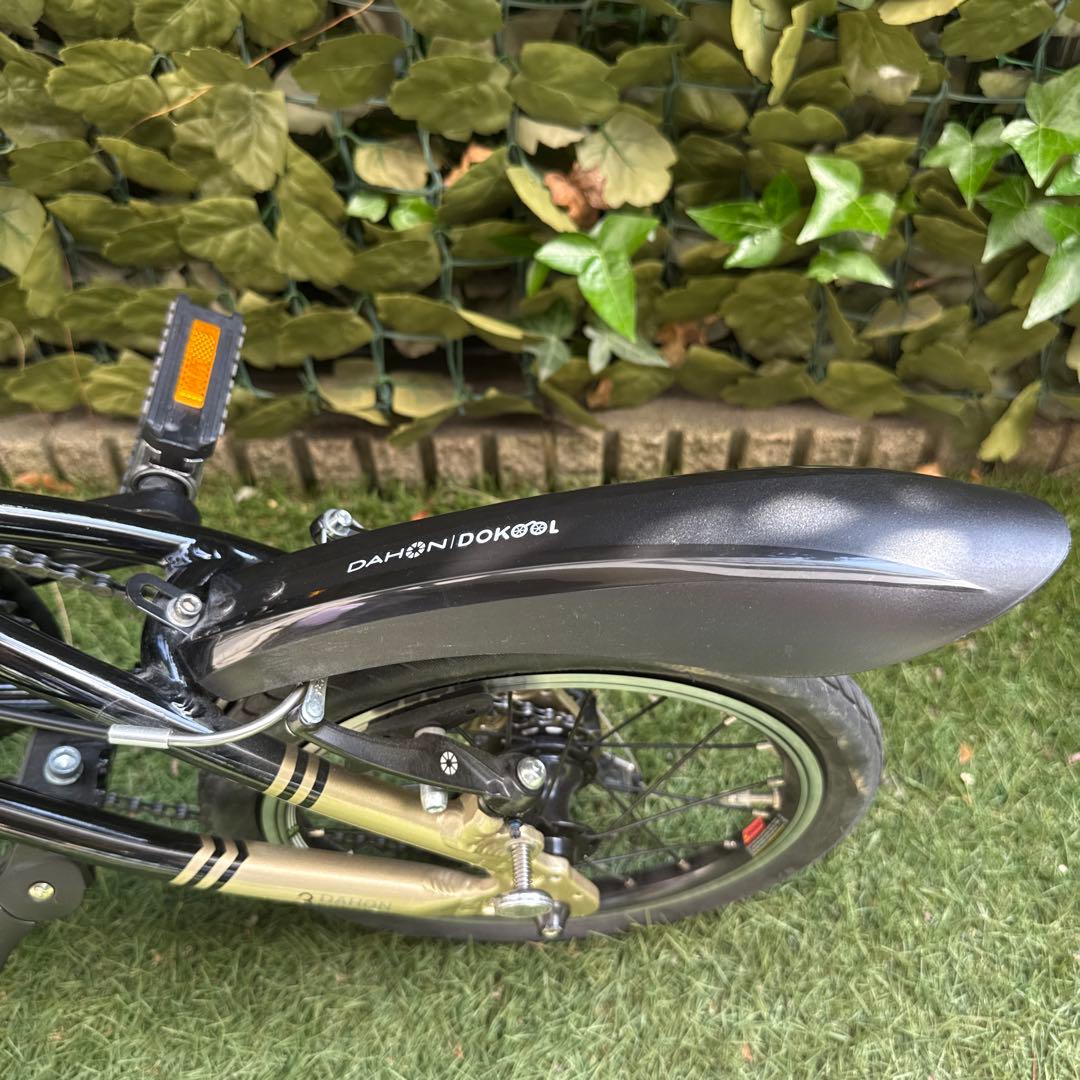 【美品】【泥除け、スタンド、ライト、輪行バック（新品）セット】DAHON K3