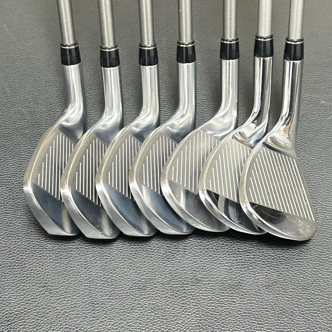 プロギア RS チタンフェース アイアン 7本 純正カーボン M-37 飛び系