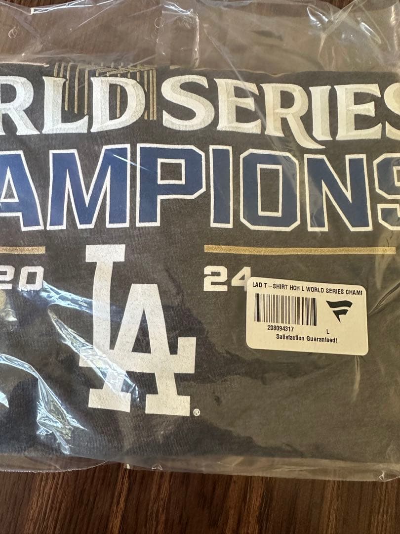 新品★MLB★ LAドジャース 2024 ワールドシリーズ チャンピオンTシャツ