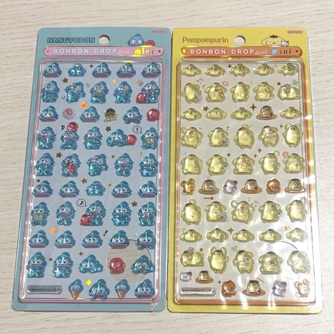 n*a様 【国内正規品】サンリオミニボンボンドロップシール5種セット