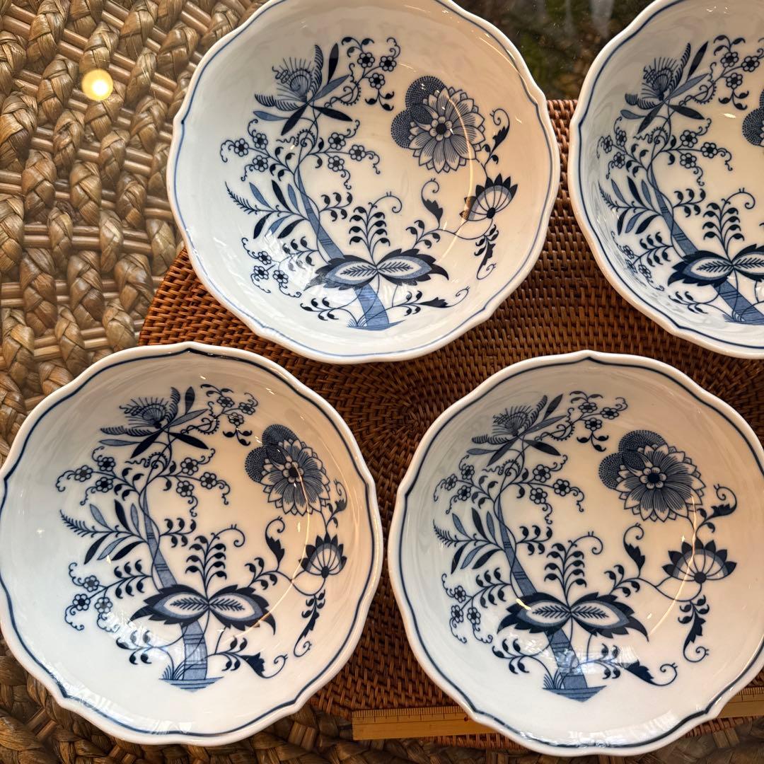 【5点セット】 15cm サラダボウル スープボウル Blue Danube