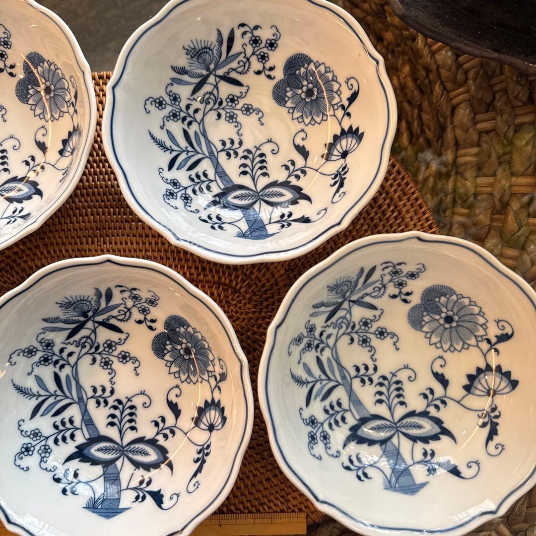 【5点セット】 15cm サラダボウル スープボウル Blue Danube
