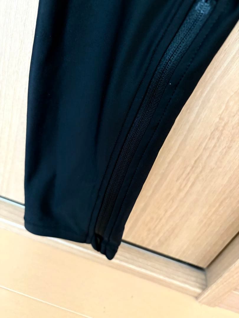 メンズドライロングタイツ　ＸＬランニングパンツ パフォーマンスブラックメピュア