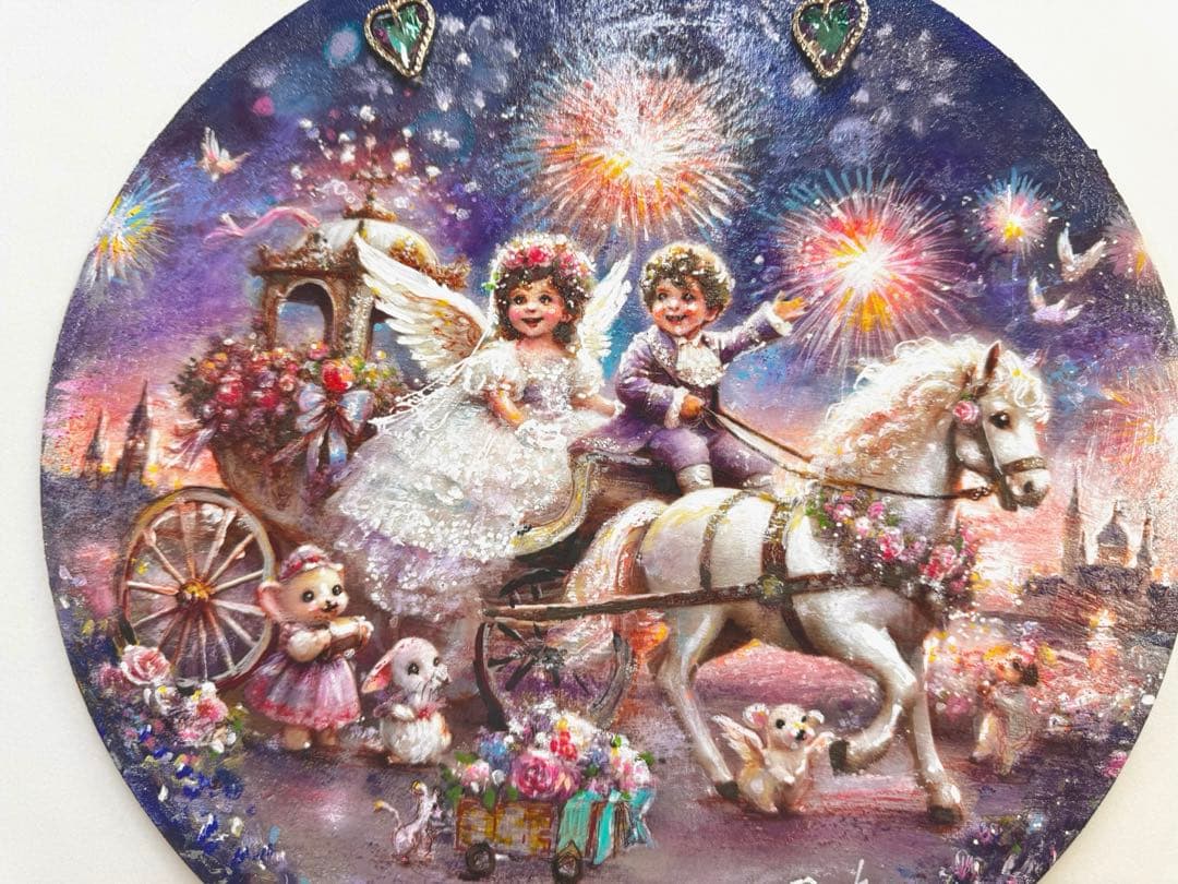 絵画原画《エンジェルハネムーン》