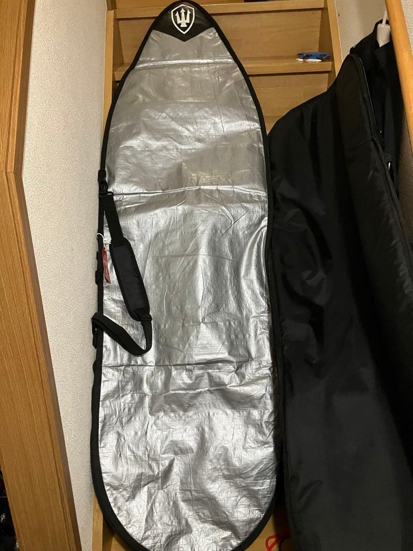 FK サーフボードケース ハードケース　シルバー