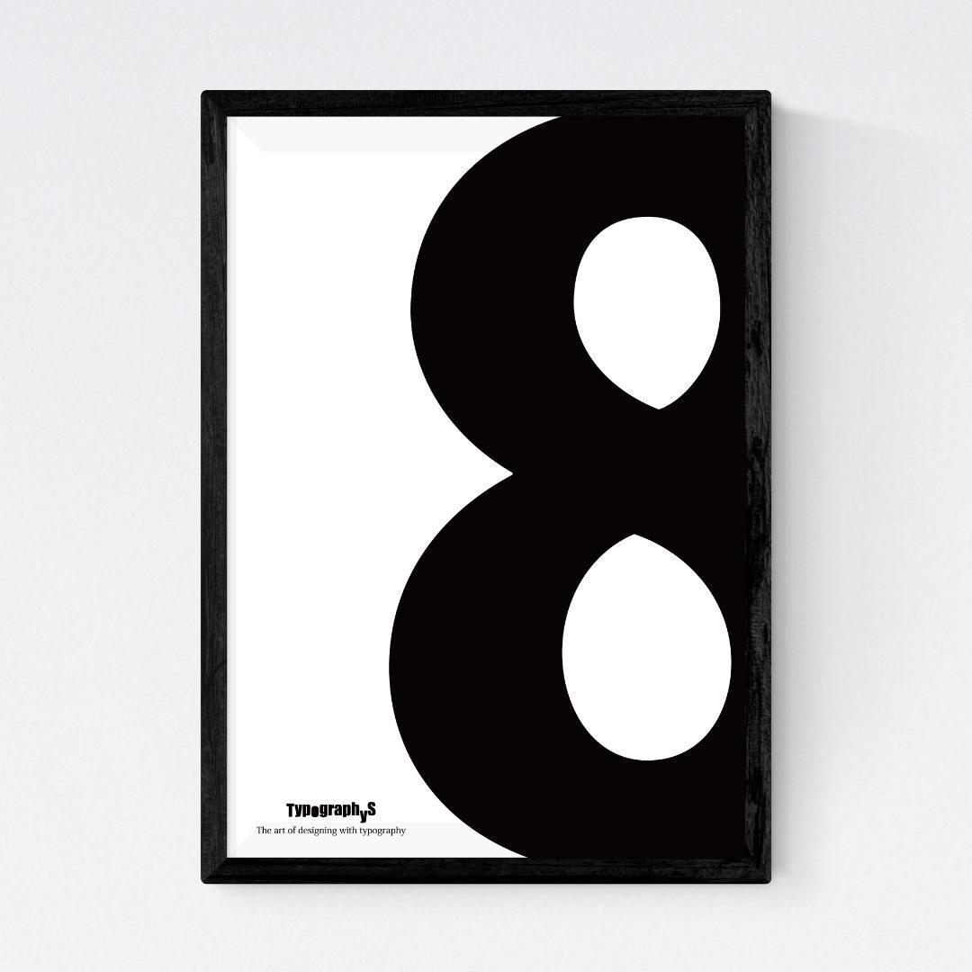 【超大型A1】TYPOGRAPHYSアートポスター（A1サイズ）#8998